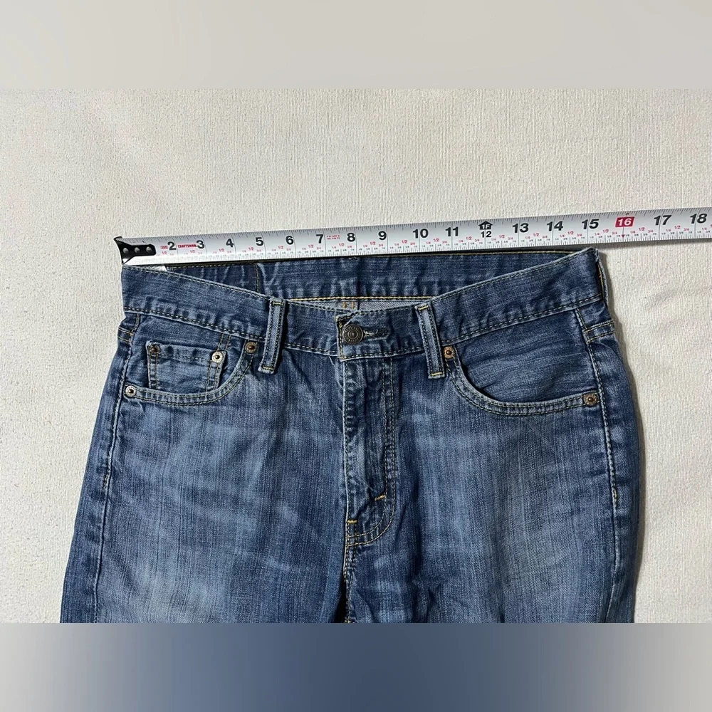 Levis 513‎ Mens 30x30 Slim Straight Denim Blue Jeans